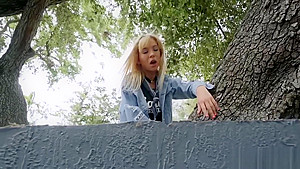 Backyard Camping for Hottie on House Arrest