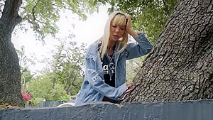 Backyard Camping for Hottie on House Arrest