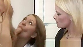 Bad British Girls Suck Cfnm Guy In Office