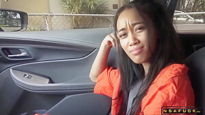 Bai Ling - Step sister Out Of Jail And Fucking Her In The Car