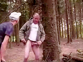 Bareback In Woods