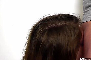 Beatrix Glower In European Babe Gets Facialized