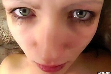 Beatrix Glower In European Babe Gets Facialized