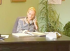 Beautiful big labia blonde takes two long cocks