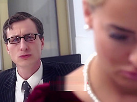 Beauty Victoria Pure hot blowjob and fuck at work