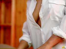 Beth in Full Body Massage - DownblouseJerk