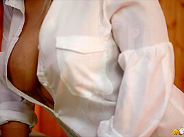 Beth in Full Body Massage - DownblouseJerk
