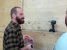 Big Bear Jerks Off With Fleshlight