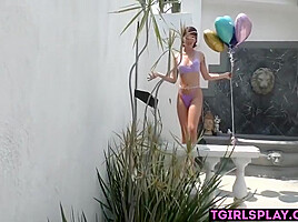 Big Boobed Cis Blondie Surprising A Busty Tranny With Daisy Taylor And Bunny Colby