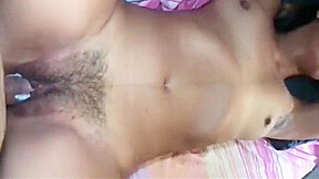 Big Cock Roommate Fucking With Desi teen 18+ Girl On Her Bed - Bigger Cock