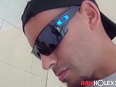 Big Cocked Latin Hunk Barebacks His Bearded Lover Doggystyle