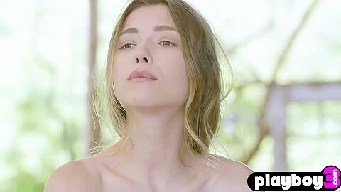 Big Tits teen 18+ Showing Perfect Shaved Pussy During Hot Posing With Mila Azul