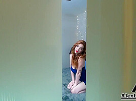 Big Titty Step-sister In Hot Blue Dress - Alex Legend And Nala Brooks