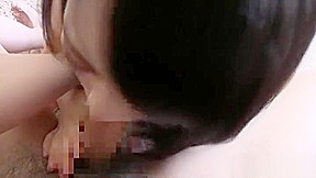 Big boobed Asian teen 18+ Kana Matsui enjoys sucking cock