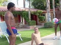Big dick gay double penetration and cumshot