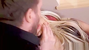 Big tits pornstar spanking and cum in mouth