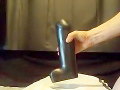 Black Dildo Gape
