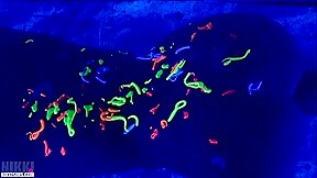 Black Light Body Paint video