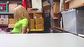 Blonde Thief Alexa Raye Rides Cock In Office