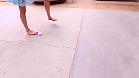 Blonde fucked in the public bathrooms