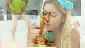 Blonde teen 18+ Nice Tits Knock It Out Like Fight Night