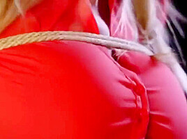 Blonde tied