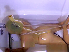 Blonde wife riding another cock while hubby watching