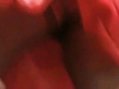 Blondie in a red dress stars in a hot up skirt video