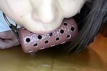 Bondage, gagplay, and drooling