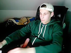 Bored Cap teen 18+ Decides To Jerk Off Boys
