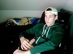 Bored Cap teen 18+ Decides To Jerk Off Boys