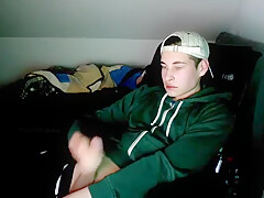 Bored Cap teen 18+ Decides To Jerk Off Boys