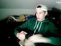 Bored Cap teen 18+ Decides To Jerk Off Boys