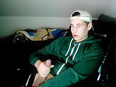 Bored Cap teen 18+ Decides To Jerk Off Boys
