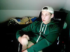 Bored Cap teen 18+ Decides To Jerk Off Boys