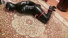 Bound Latex Shemale