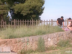 Bound Slave Walked Like A Dog In Public