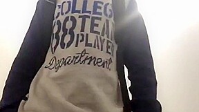Boy wanking after school
