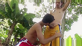 Brazilian boys love to suck and fuck outdoors