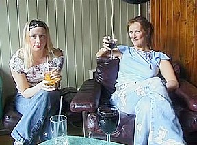 British Step mother I'd Like To Fuck Angie George in a lesbo scene