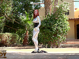 Brunette Bending Erotically In The Hot Egyptian - Watch4Fetish