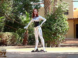 Brunette Bending Erotically In The Hot Egyptian - Watch4Fetish