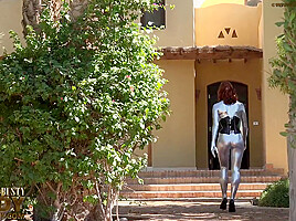 Brunette Bending Erotically In The Hot Egyptian - Watch4Fetish