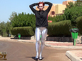 Brunette Bending Erotically In The Hot Egyptian - Watch4Fetish