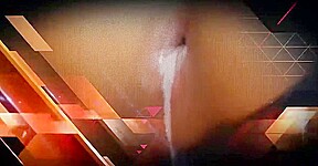 Brunette Ladyboy in Black Panties gives her Boyfriend a Blowjob in Bed