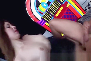 Brunette tranny fucks dude ass