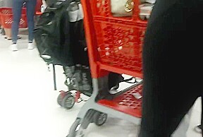 Bubble booty latina milf in target