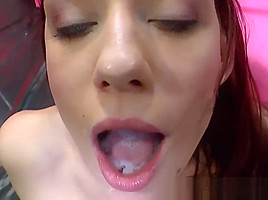 Bukkake faced euro fucks