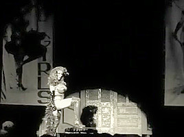 Burlesque strip beauty