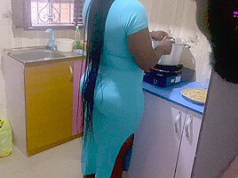 Busty African Babe